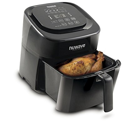 NuWave Brio Black 6 Quart Digital Air Fryer