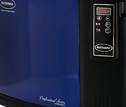 Masterbuilt Butterball XXL Digital Indoor Electric Turkey Fryer (Largest Capacity, Newest Model) (Blue)