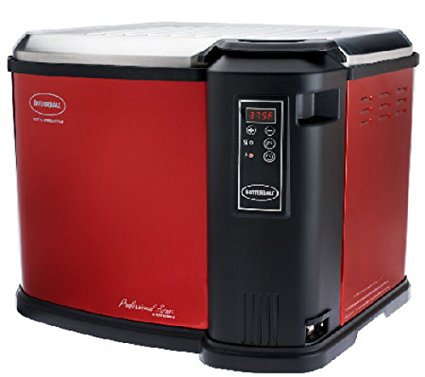 Masterbuilt Butterball XXL Digital Indoor Electric Turkey Fryer (Largest Capacity, Newest Model) (Red)