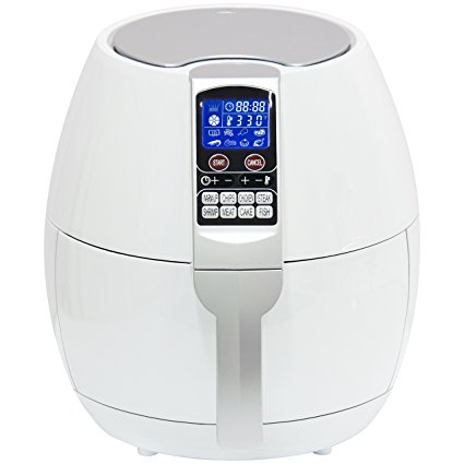 Best Choice Products 3.7qt Electric Air Fryer w/8 Cooking Presets, Temperature Control, and Timer - White