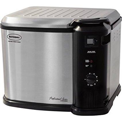 Butterball XL Stainless Steel Indoor Electric Turkey Fryer With Digital Timer