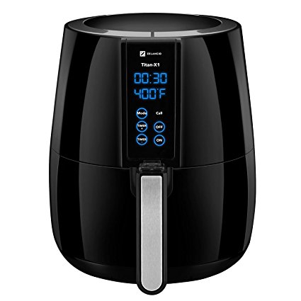 Zelancio Titan X-1 Digital LCD Display Air Fryer with Rapid Air Fry Technology. Ultimate Healthy Multifunctional Cooker - Fry / Bake / Grill / Roast