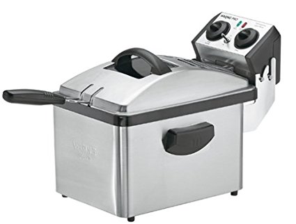 Waring DF200 Professional Deep Fryer, Brushed Stainless Steel