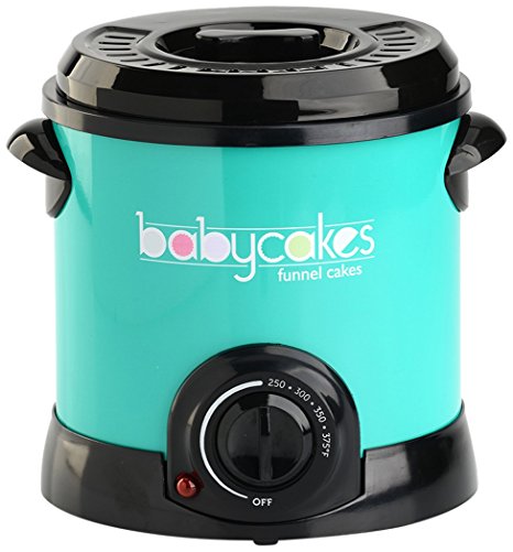 Babycakes DF-101 Funnel Cake Fryer, Turquoise