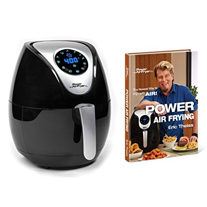 Power Air Fryer XL 3.4 Qt with Power Air Frying Hardcover Cookbook by Eric Theiss