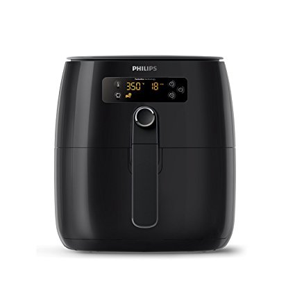 Philips HD9641/96 Avance Digital Turbostar Airfryer (1.8lb/2.75qt), Black