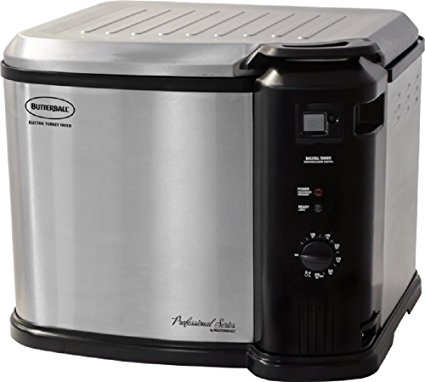 Masterbuilt Butterball XXL Digital Indoor Electric Turkey Fryer (Largest Capacity, Newest Model) (Stainless Steel)