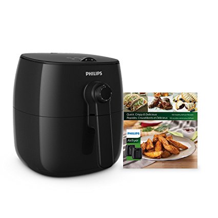 Philips HD9621/99 Viva Turbostar Frustration Free Airfryer (1.8lb/2.75qt), Black