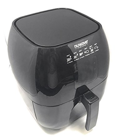 Nuwave - Brio Digital Air Fryer - 3 Quart Capacity - Reversible Rack, Baking Pan, & Recipe Book Included