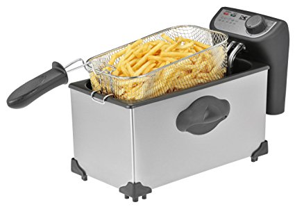 Kalorik Stainless Steel Deep Fryer, 4-Quart